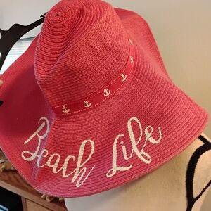 Pink Beach Life Sun Hat